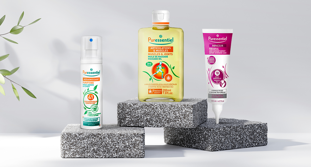 Produits Puressentiel en vente privée exclusive sur BazarChic, incluant des huiles essentielles, sprays et diffuseurs.