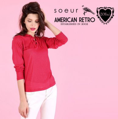 Vente privée Soeur - Zoe Tee's - American Retro